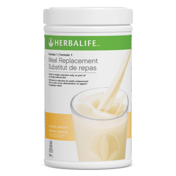 Herbalife Formula 1 Meal Replacement Shake Mix Banana Caramel